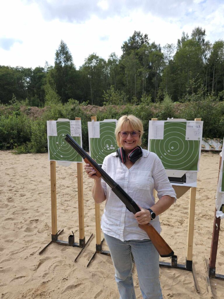 Roma Janušonienė šaudykloje