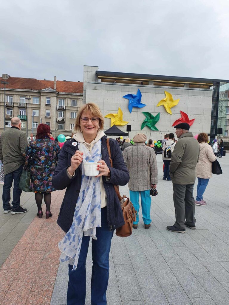 Roma Janušonienė šventėje mieste